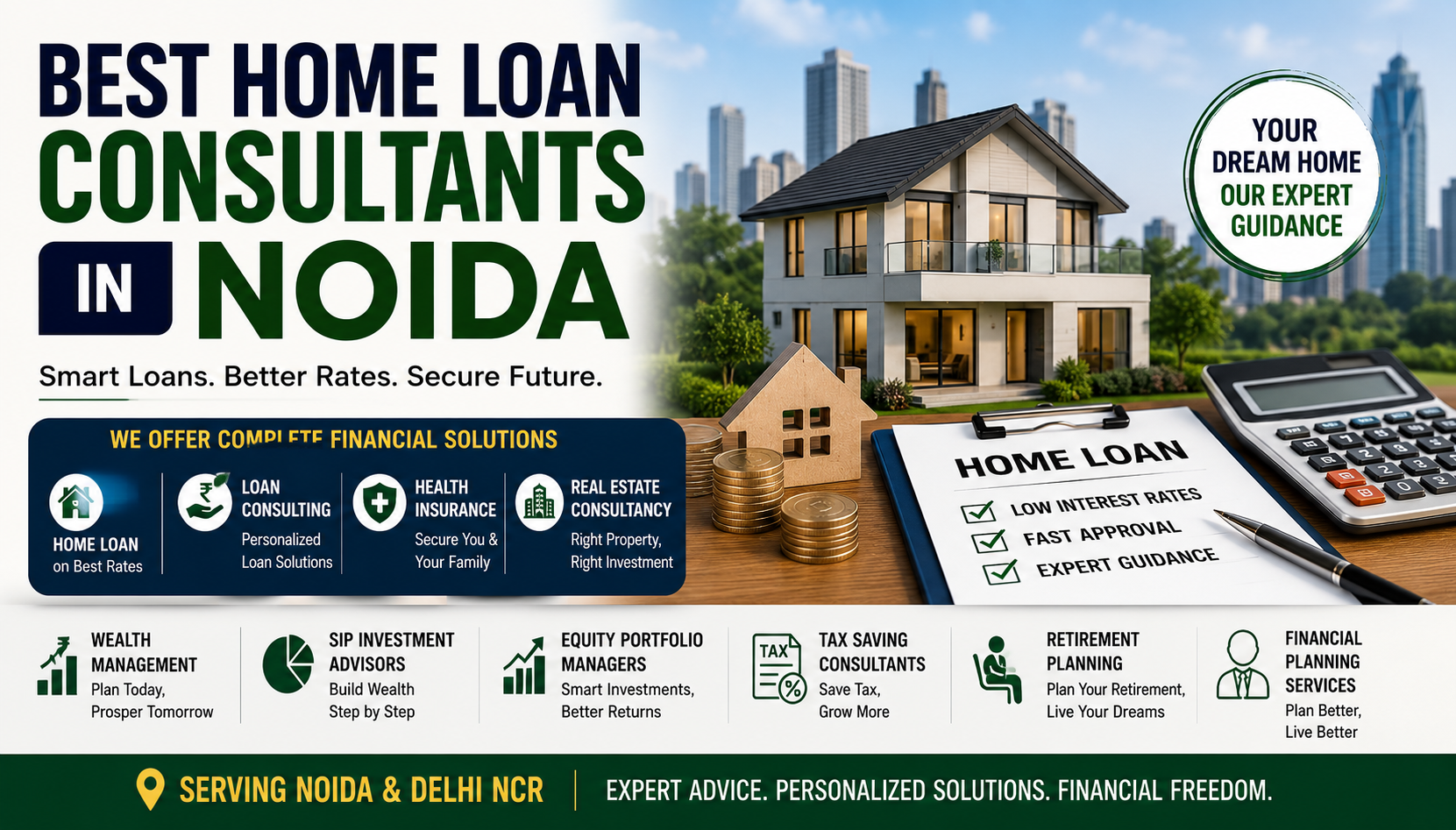 How Can WealthReserv Help You Find the Best Home Loan Consultants in Noida?